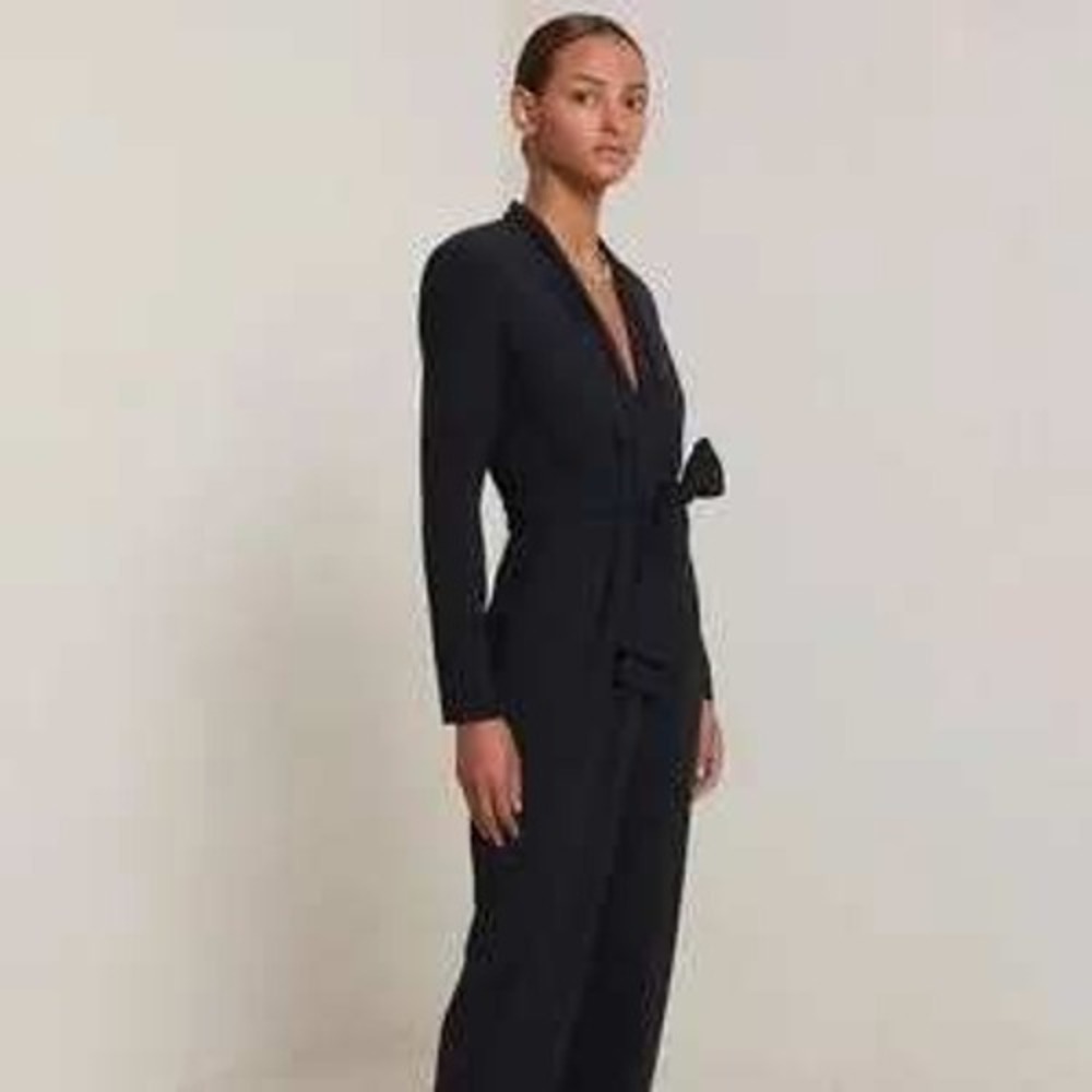 A.L.C. Kieran Crepe‎ Jumpsuit Size 2 Career Party